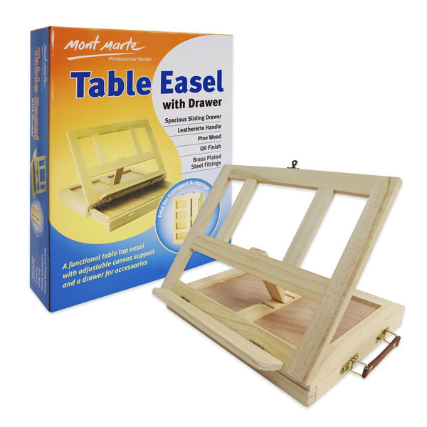 Mont Marte Easels Wooden Pine Wood 13.2x10.2