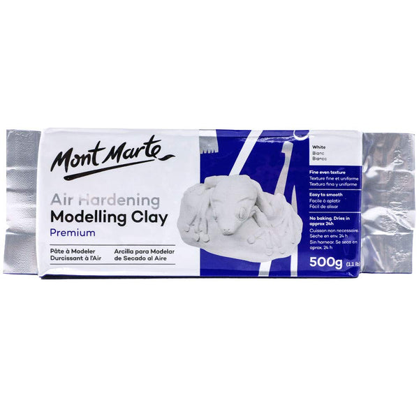 Mont Marte Air Dry Clay White 500g