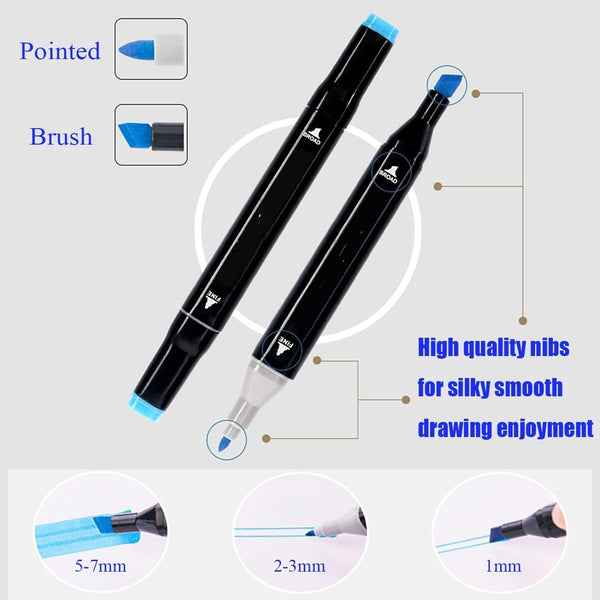 Touch Cool Alcohol Marker Sets 48 Colours