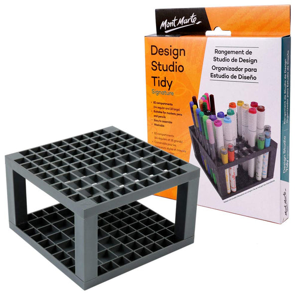 Mont Marte Brush Holders Plastic 82 Compartments