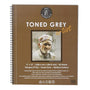 Art Essentials Toned Grey Spiral A4, 120 GSM, 50 Sheets