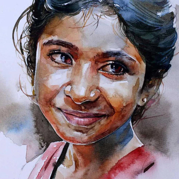 Anupam 100% Cotton WaterColor Sheet HotPress 250G A4 10 Sheets