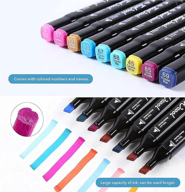 Touch Cool Alcohol Marker Sets Set of 12