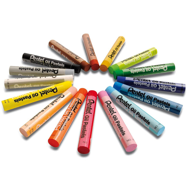 Pentel Oil Pastels Oil Pastel Set of 16
