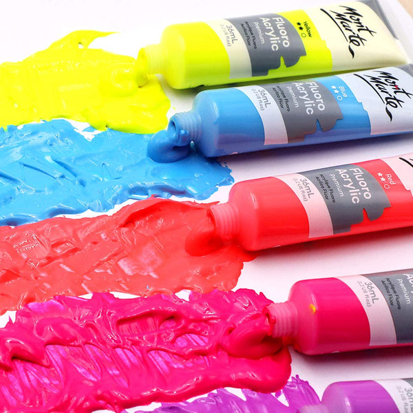 Mont Marte Acrylic Paint Set 8 Shades 36ml each