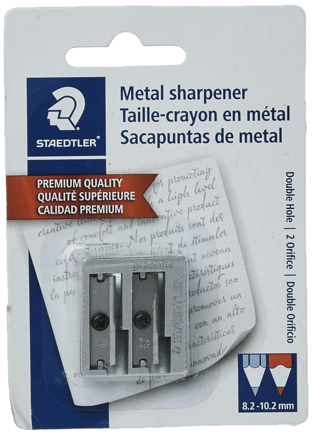 STD Double Hole Sharpener Metal