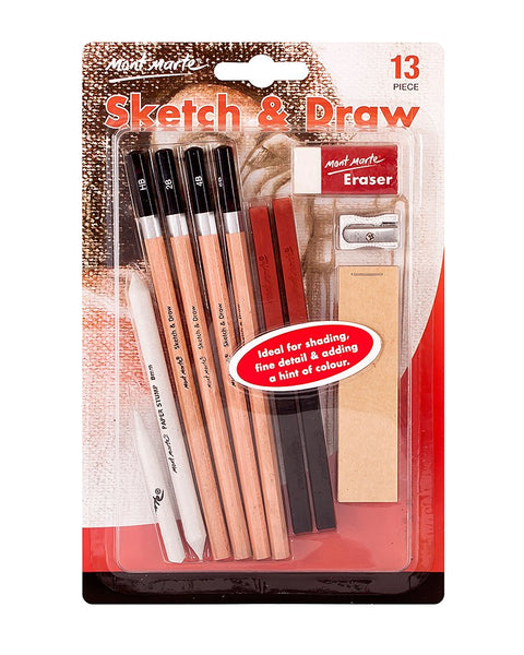 Mont Marte Graphite Pencils 13pcs set