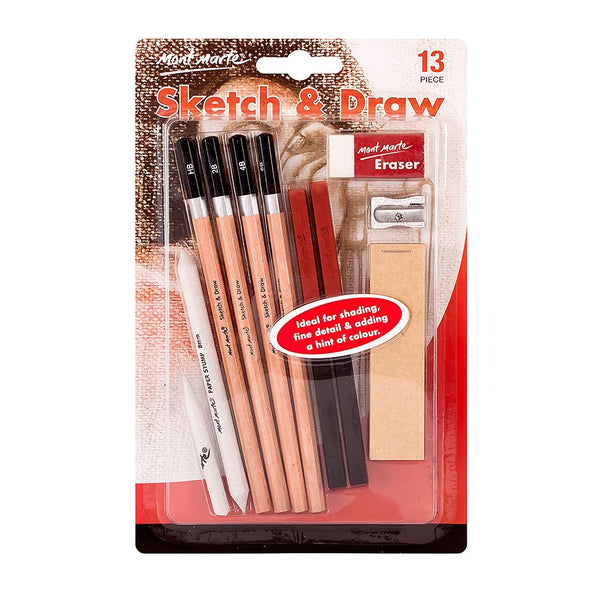 Mont Marte Graphite Pencils 13pcs set