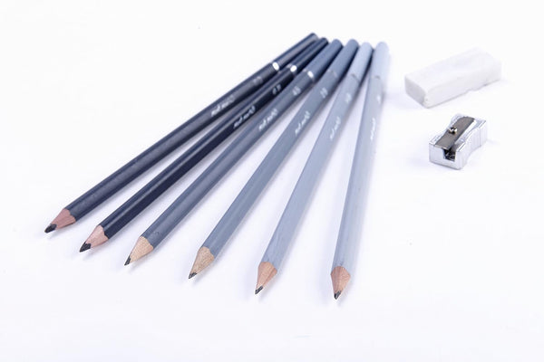 Mont Marte Graphite Pencils 8pc set