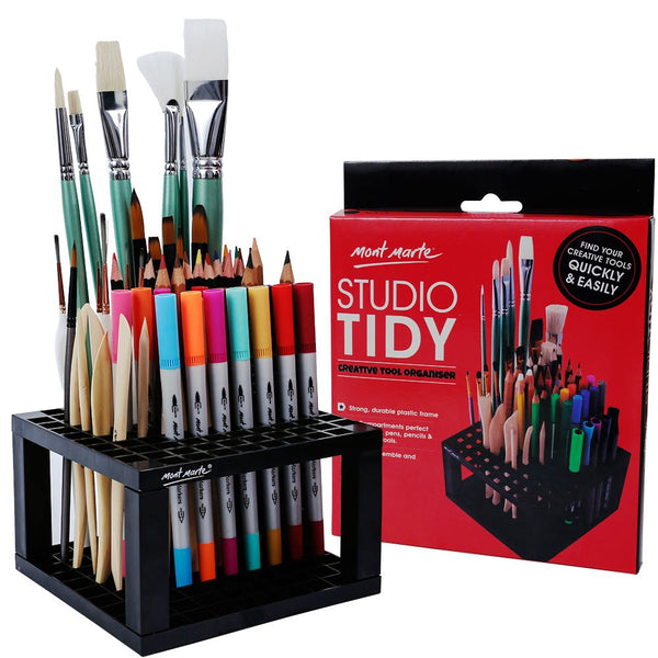 Mont Marte Brush Holder Plastic 96 Compartments