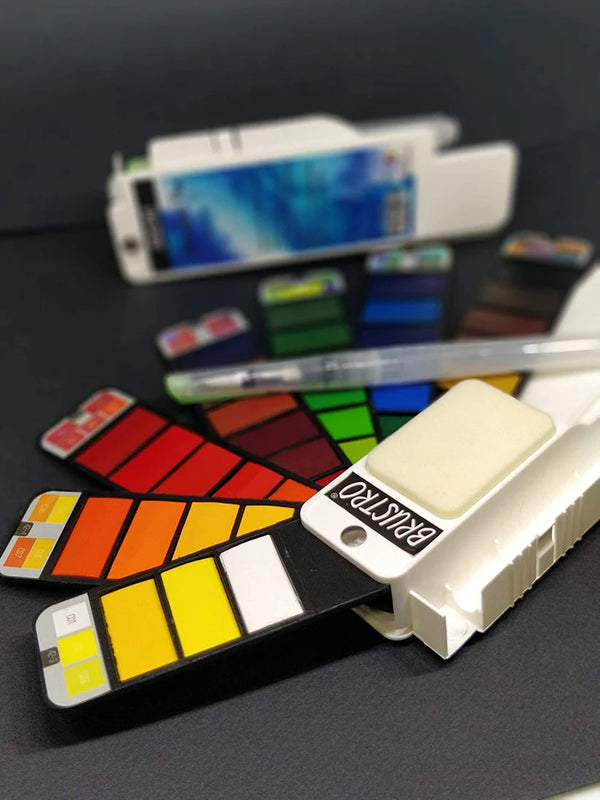 Brustro Watercolour Pencils Watercolour Pencils Set 72 Colour
