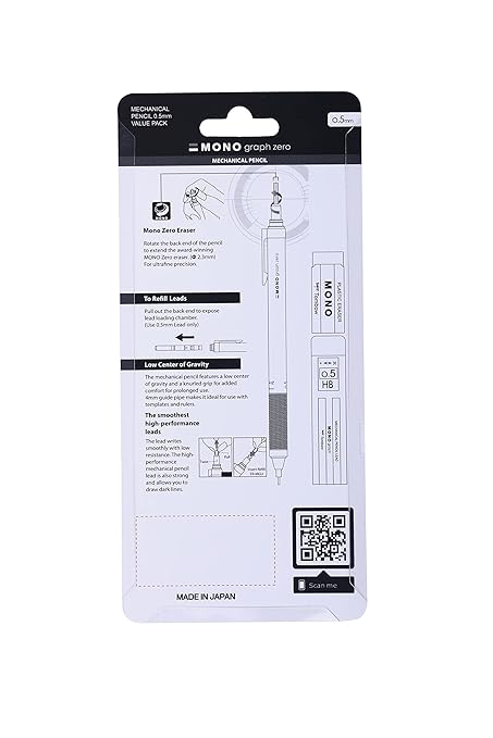 Tombow Monograph Mechanical Pencil Value Pack Transparent 0.5mm