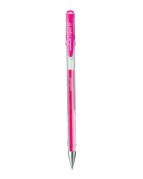 Uni Mitsubhishi Gel Pens Pink Cap Fine