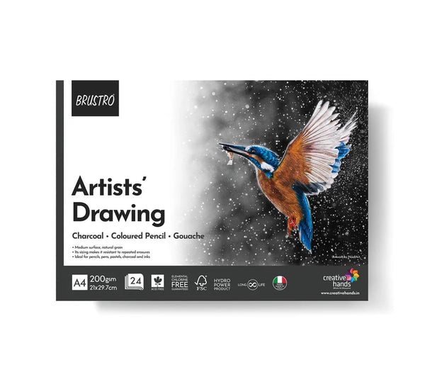 Brustro Sketch Book Pad A4, 24 Sheets, 200GSM