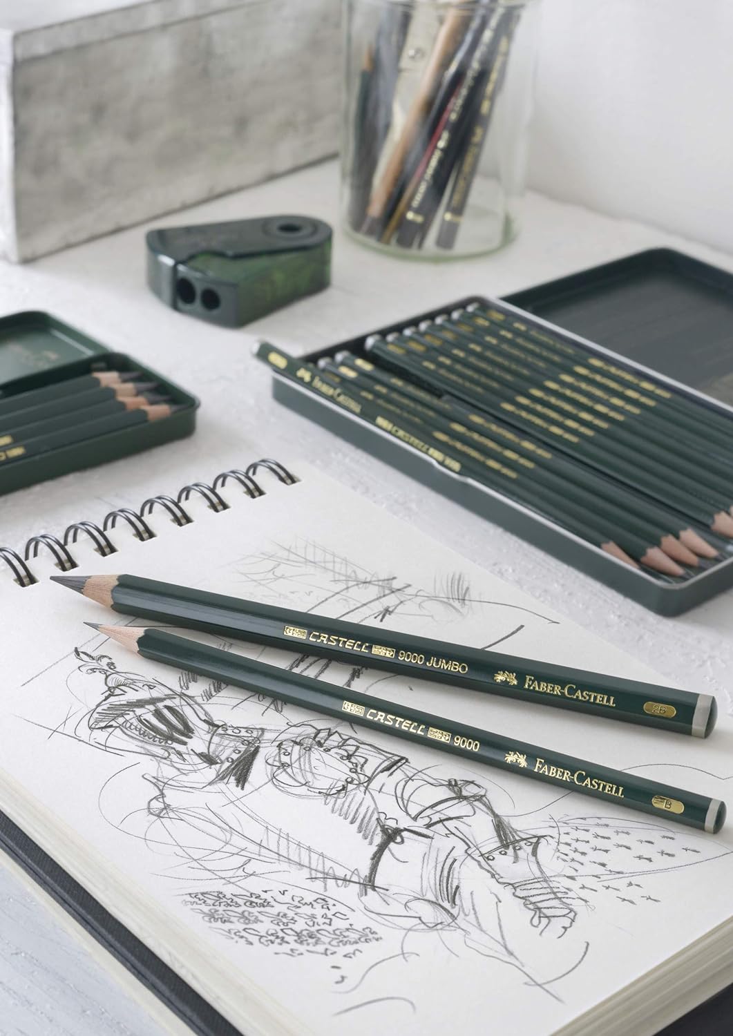 Faber Castell Graphites Black Graphite Pencils Set of 12