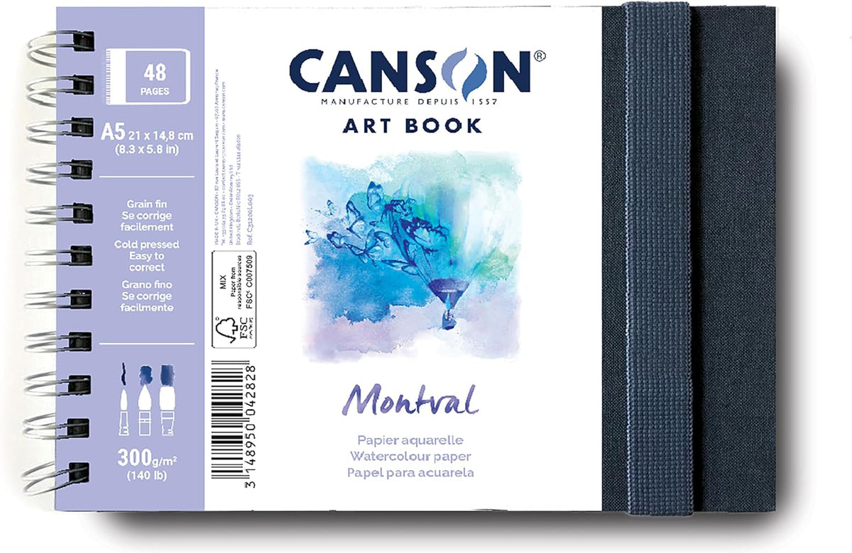 Canson Watercolour Book Spiral A4