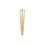 Princeton Mixed Brush Set of 3 Round 3, Shader 2 & 6 Suitable for Oil, Acrylic, Watercolour, Goauche, Poster Colours, Short Handle