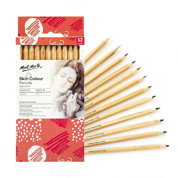 Mont Marte Skin Colour Pencil Set of 12