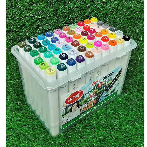 Touch Cool Alcohol Marker Sets 60 Colours