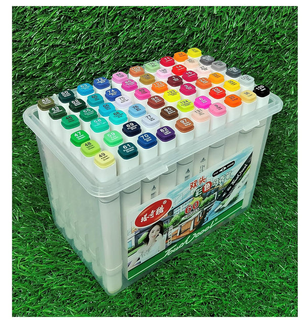 Touch Cool Alcohol Marker Sets 60 Colours