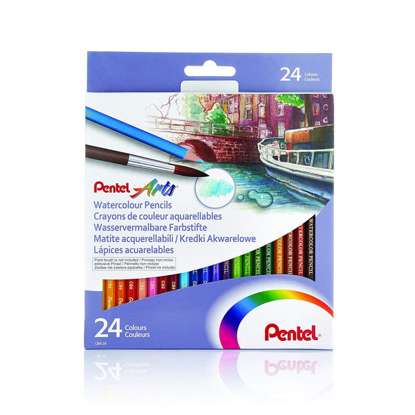 Pentel Watercolour Pencils Set of 24