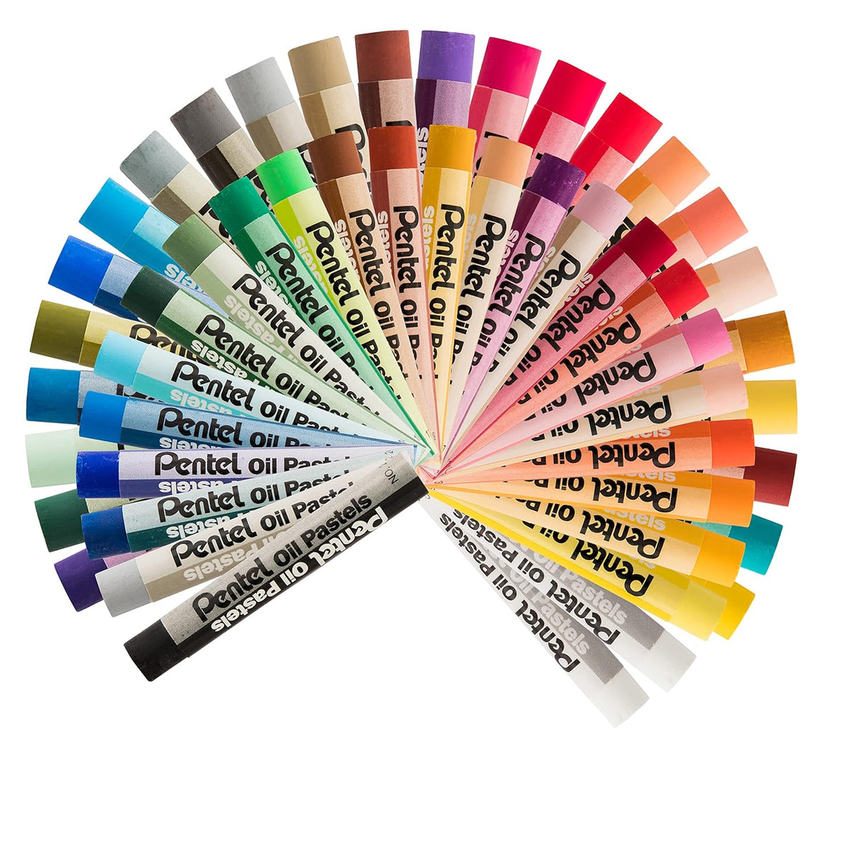 Pentel Oil Pastels Oil Pastel Set 50 Shades