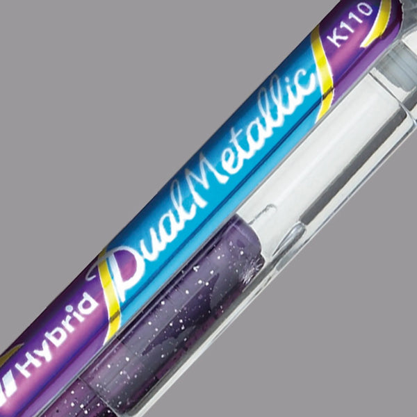 Pentel Hybrid Dual Metallic Vibrant Set Of 8