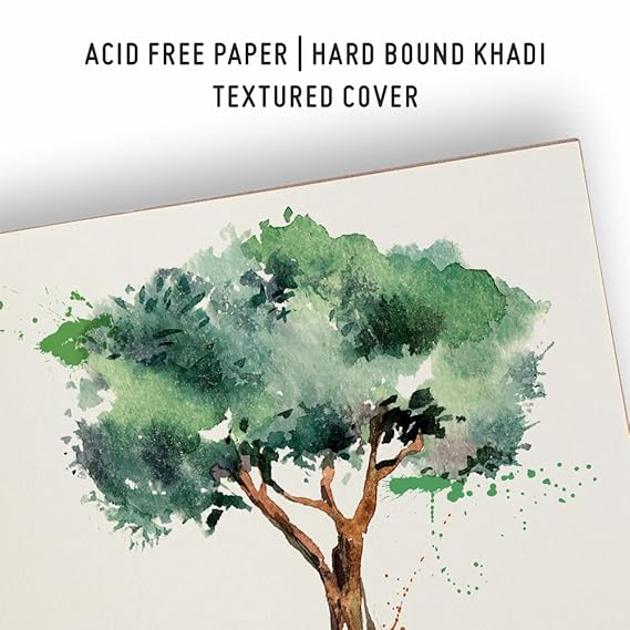 Anupam Sketch-E Khadi edition  Hard Bound A4, 200 GSM, 80 Pages