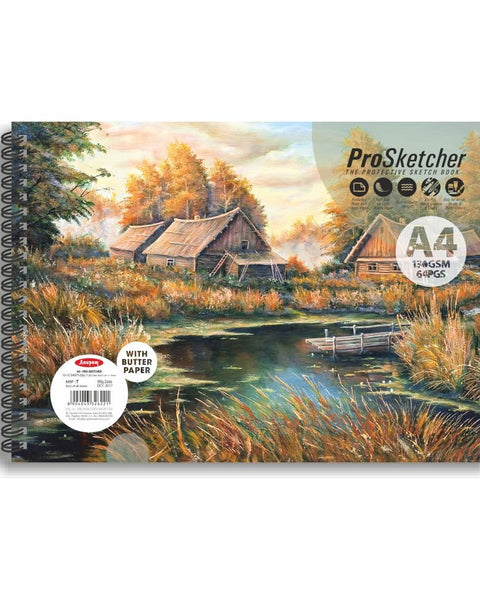 Anupam Pro Sketcher Sketch Book Wire-O A4, 32 Sheets, 140 GSM