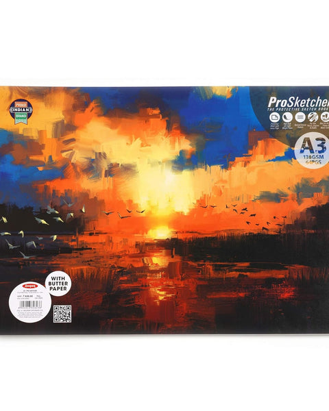 Anupam Pro Sketcher Sketch Book Wire-O A3, 32 Sheets, 140 GSM