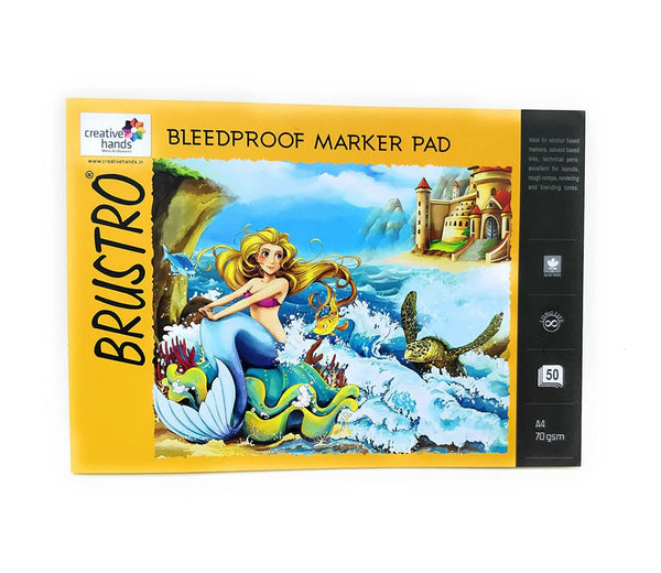 Brustro Sketch Book Pad A4, 50 Sheets, 70 GSM