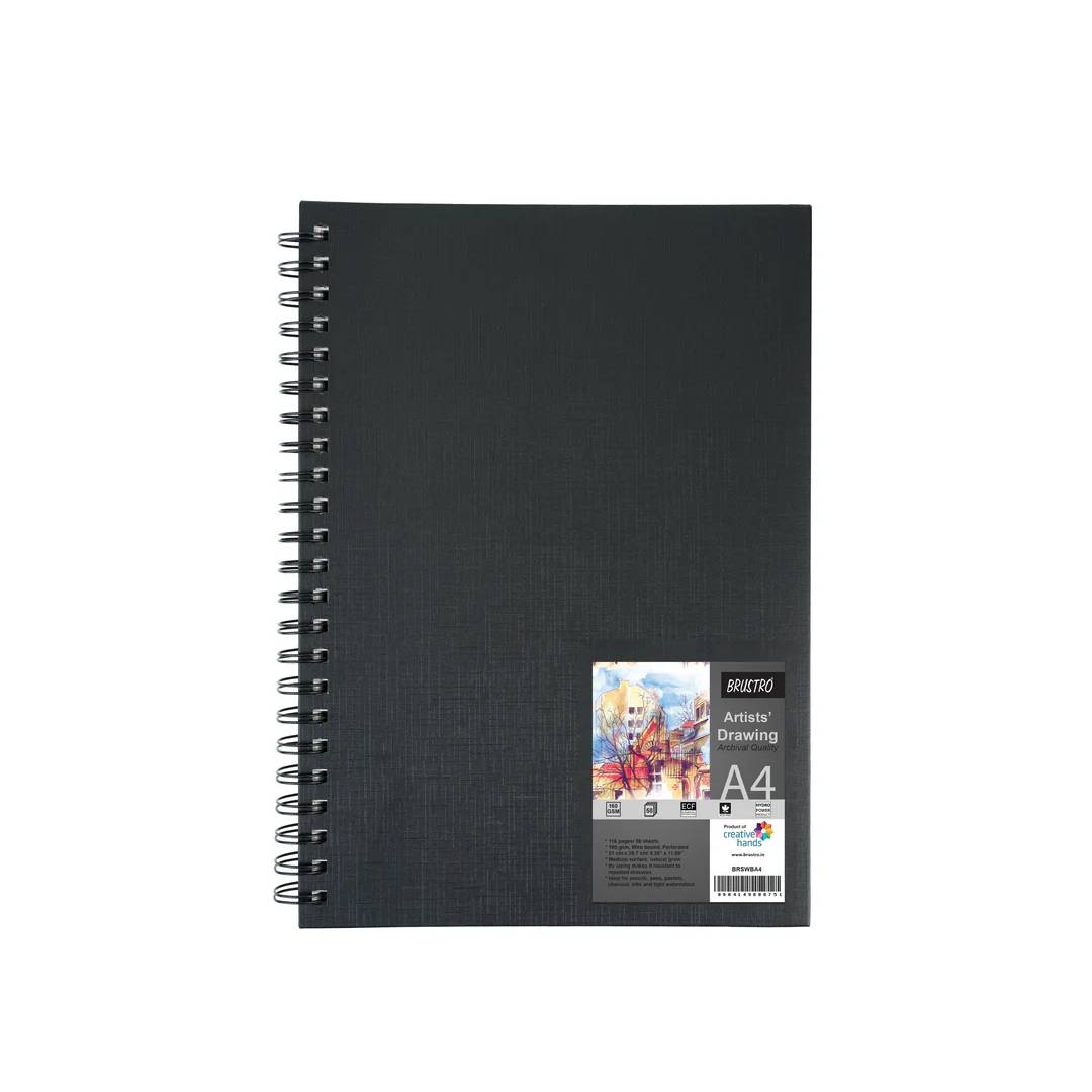 BR A4 ArtistSketchBookWiro 160GSM