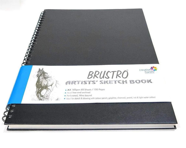 Brustro A3 Art SketchBook Wiro 160G