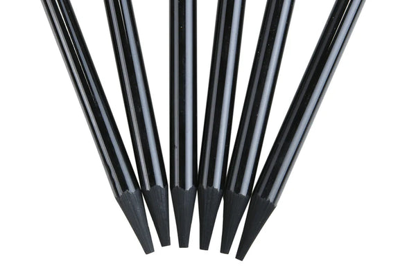 Brustro Charcoals Black Woodless Charcoal Set of 6