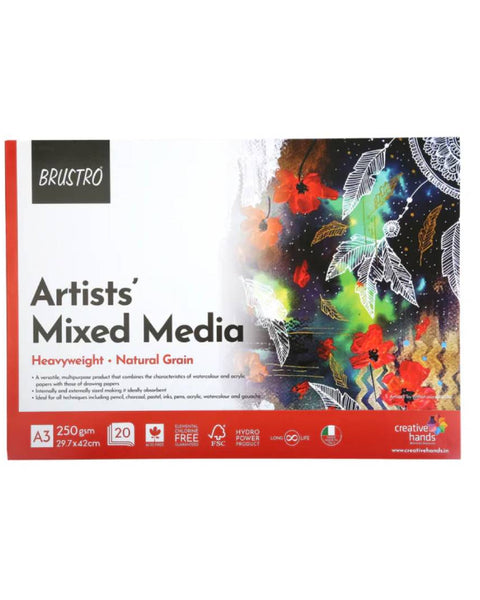 Brustro Sketch Book Pad A3, 250GSM, 20 Sheets