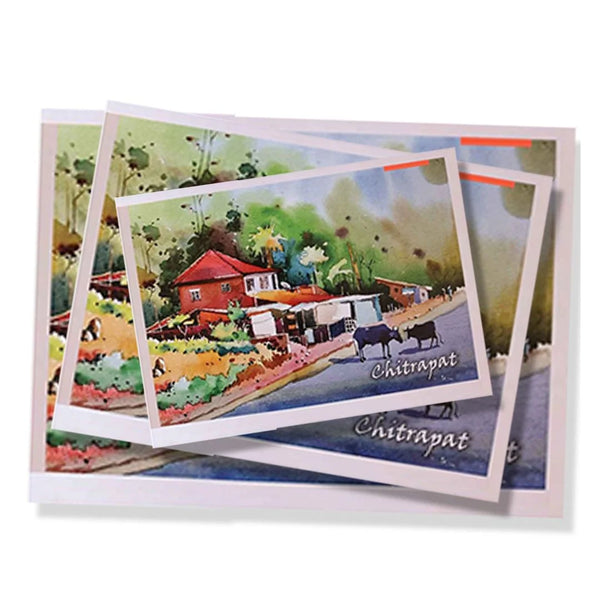 Chitrapat Watercolour Book White Pad A4, 25 Sheets 270 GSM