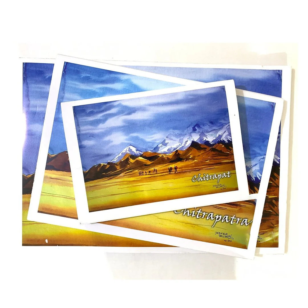 Chitrapat Watercolour Book White Wiro A5, 25 Sheets 270 GSM