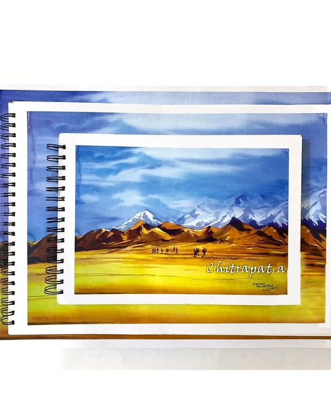 Chitrapat Watercolour Book White Wiro A4, 25 Sheets 270 GSM