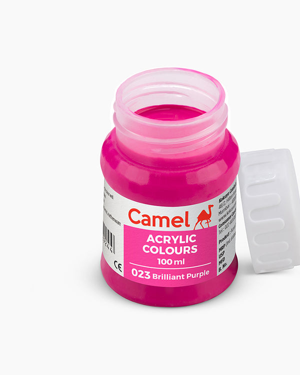 Camel Acrylic Paint Brilliant Purple 100ml, Ultra range