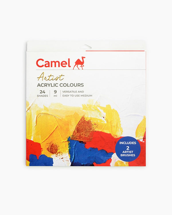 Camel Artist Acrylic Colour 9ml Tubes Set of 24 Shades