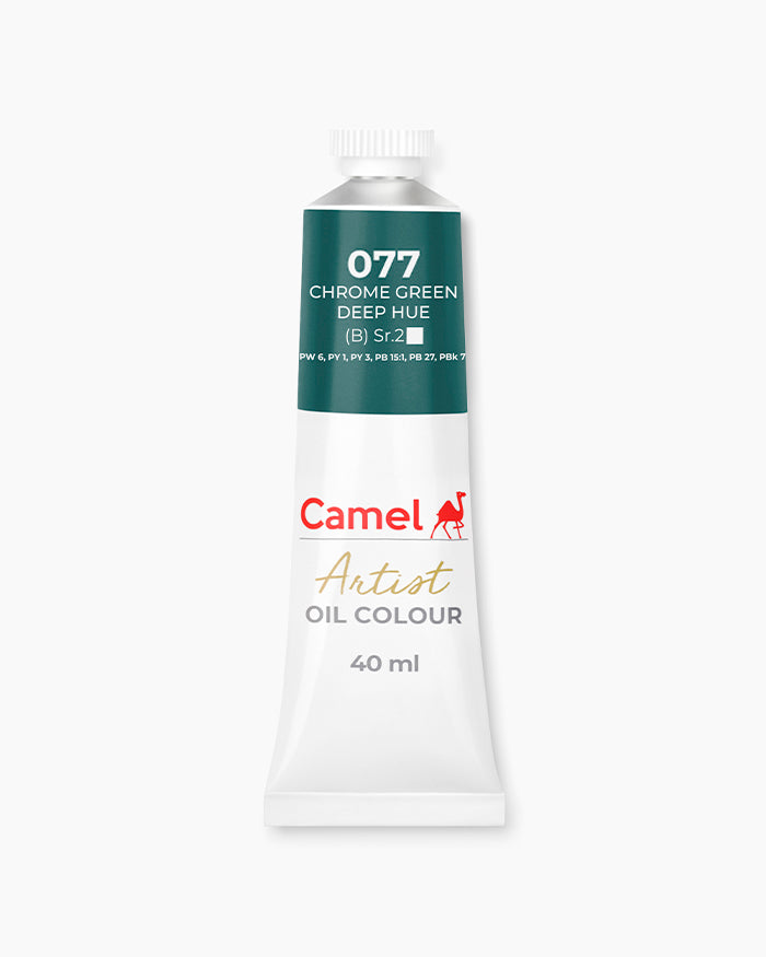 Camel Artist Oil Colour Chrome Green Deep Hue 40ml