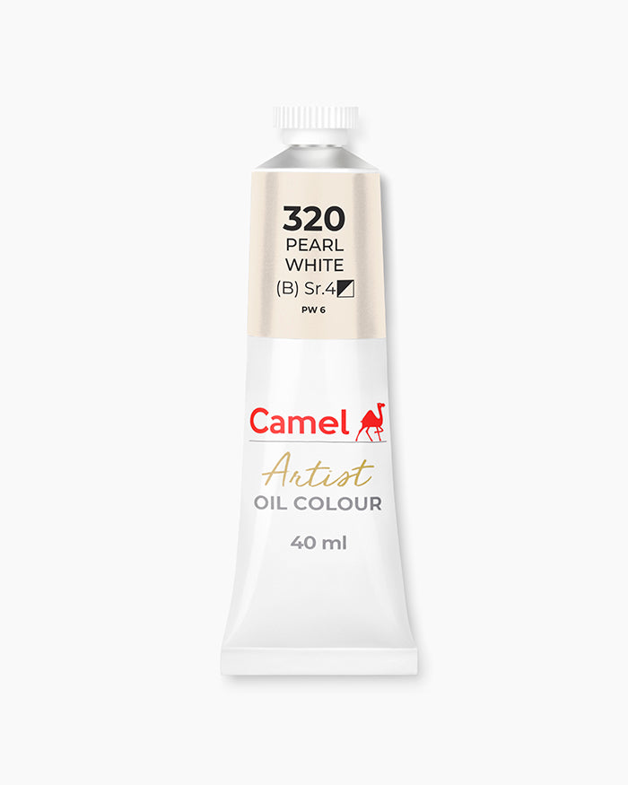 Camel Artist Oil Colour Pearl White 40ml