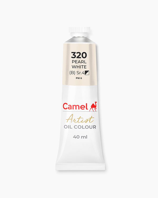 Camel Artist Oil Colour Pearl White 40ml