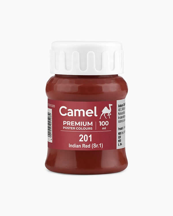Camel Premium Poster Colour Indian Red 100ml