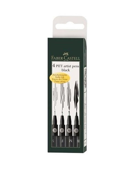 Faber Castell Drawing Pen Set 4 Shades, 1.5mm
