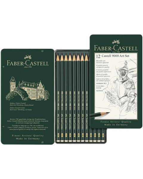 Faber Castell Graphites Black Graphite Pencils Set of 12