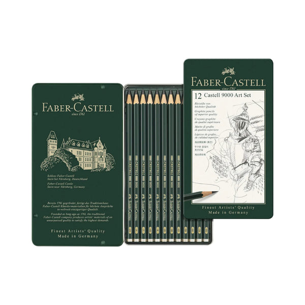 Faber Castell Graphites Black Graphite Pencils Set of 12
