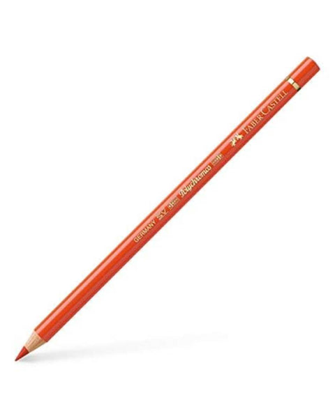 Faber Castell Polychromos Colour Pencils Dark Cadmium Orange