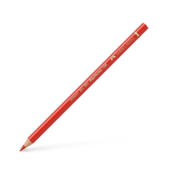 Faber Castell Polychromos Colour Pencils Light Cadmium Red