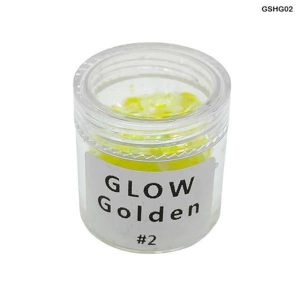 Shimmer Crystals Glow Golden for Resin Art